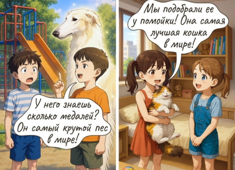 Кошки VS Собаки опубликовано Юморной пёс