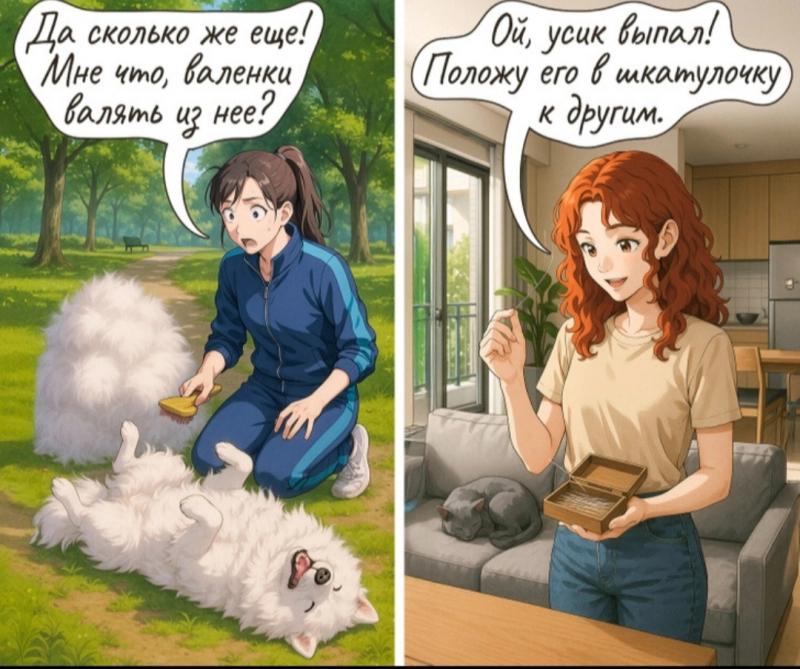 Кошки VS Собаки опубликовано Юморной пёс
